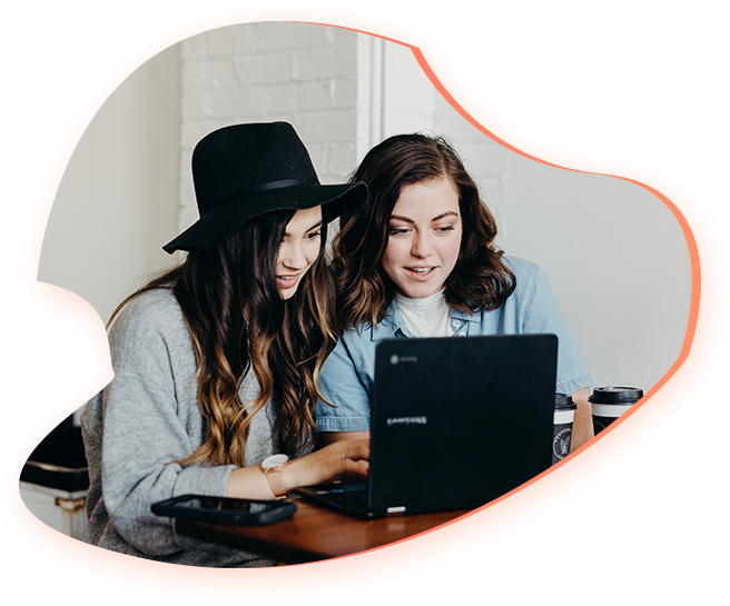 Two Students Studying Together